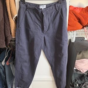 Michael Stars cropped utility pant size medium navy